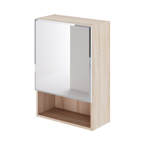 Фото Шкаф-зеркало ika лайт 500х244х720 (дуб сонома)