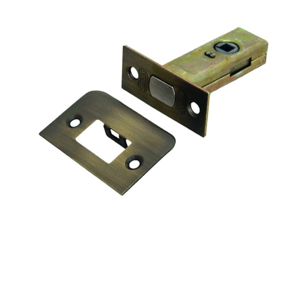 Фото Задвижка межкомнатная фалевая врезная palidore 7-45 аb античная бронза