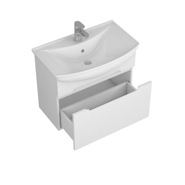 Фото Тумба под раковину uncoria джелла 65 (56513) белая