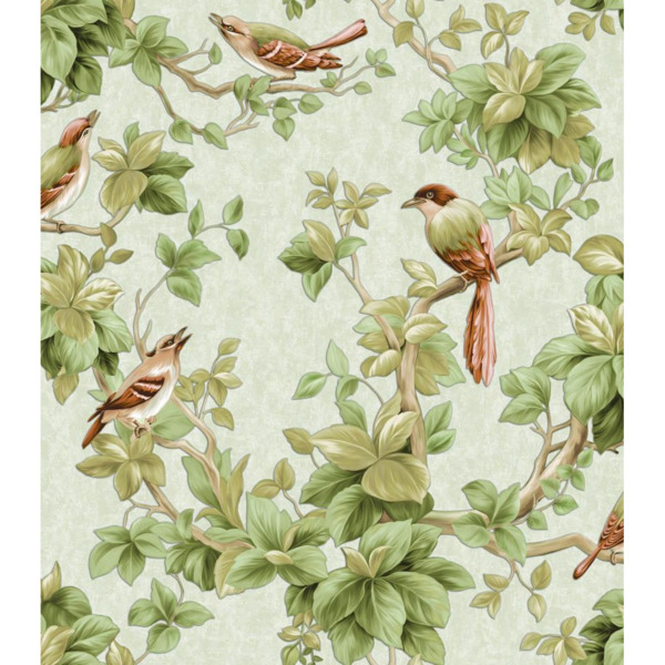 Фото Обои д712-04 соф свирель-04 бумага 0.53x10,05м флористика многоцветный