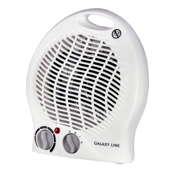 Фото Тепловентилятор напольный/настольный, спираль, 2000вт. galaxy гл8171л