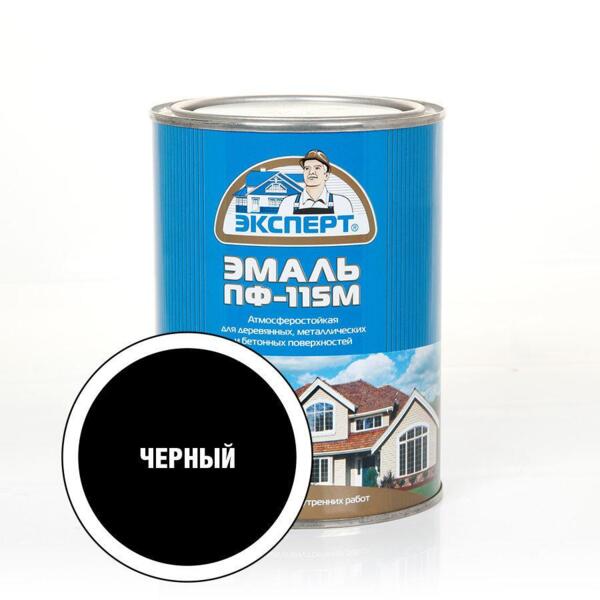 

эмаль пф-115м эксперт 0,8кг черная