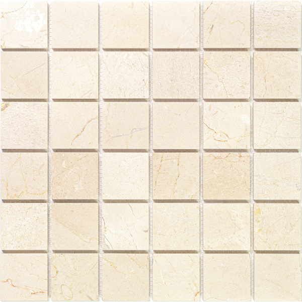Фото Мозаика из мрамора 30,5*30,5 natural бежевый 7m25-48p (crema marfil)