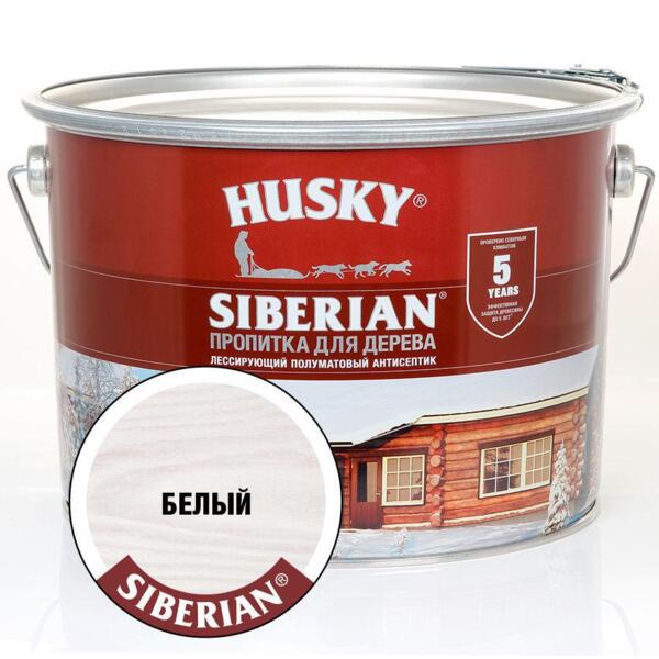 

антисептик husky siberian белый 9л