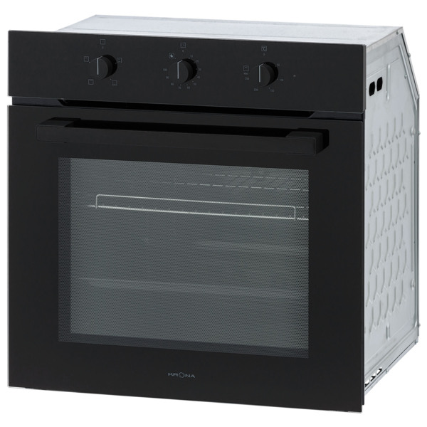 духовой шкаф электрический 60см черный krona sera 60 blbl