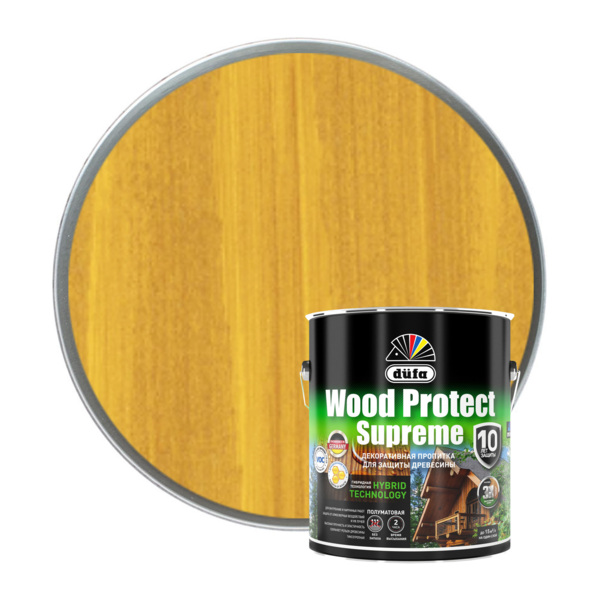 Фото Пропитка dufa wood protect supreme горная сосна 2,5л