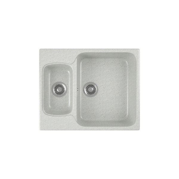 Фото Мойка кухонная мраморная greenstone 61x50 grs-09-310 серый