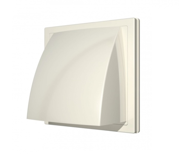 Фото Выход стенной вытяжной с обратным клапаном 150х150 с фланцем d125, asa,терр 1515к12,5фв терр