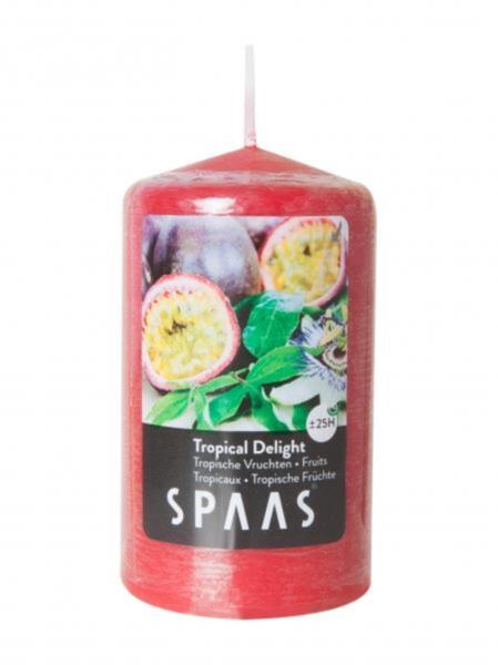 Фото Свеча арома столбик 6/10см тропический восторг (25ч)