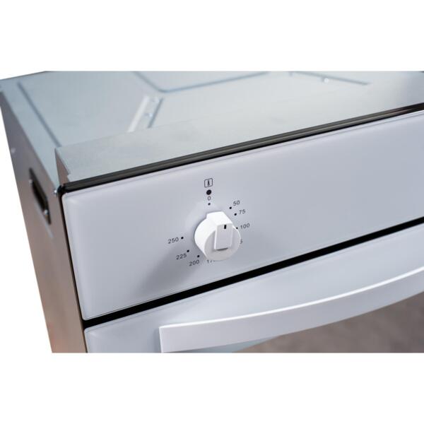 шкаф духовой 60 см 4 функции белое стекло ore va60w