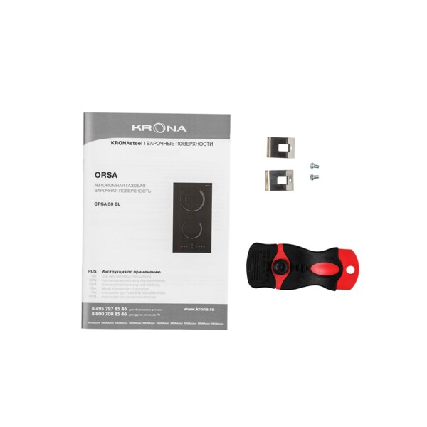 варочная поверхность встраиваемая электрическая 30см krona orsa 30 bl 00026359