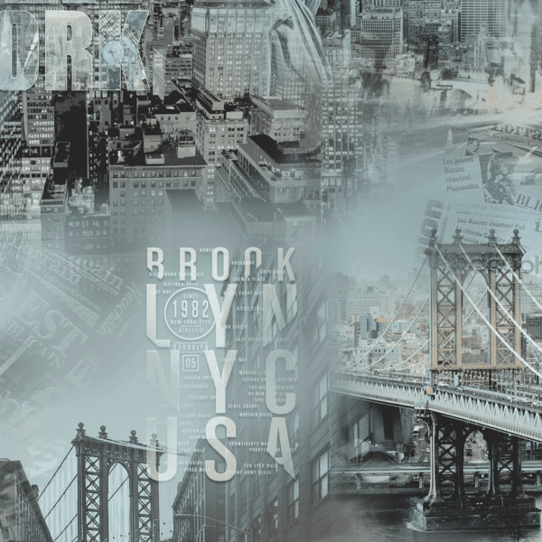 Фото Обои 168453-17 industry america флизелин 1.06x10,05м города голубой