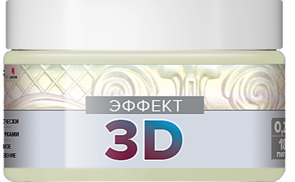 краска vincent art decor декоративная эффект 3d 0,2л от АКСОН