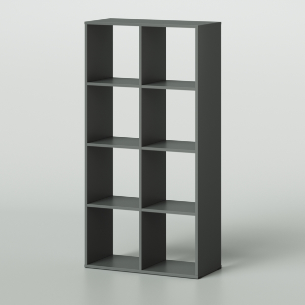 Фото Стеллаж bruno kubi 8 секций 730х338х1460 серый темный