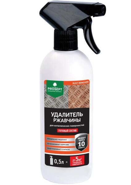 Фото Удалитель ржавчины prosept rust remover 0,5л 023-05