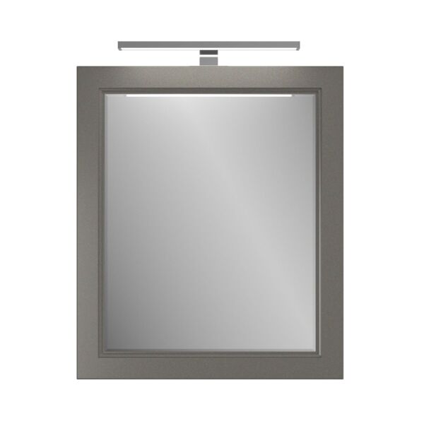 Фото Зеркало для ванной комнаты с подсветкой uncoria платини 60 (66037) графит