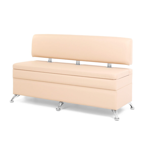 Фото Диван кухонный прямой не расскладной bruno hippo 1.3 м бежевый