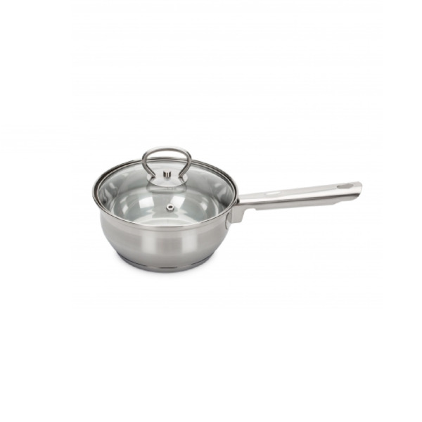 ковш с крышкой оlivia 1.4л attribute steel aso016