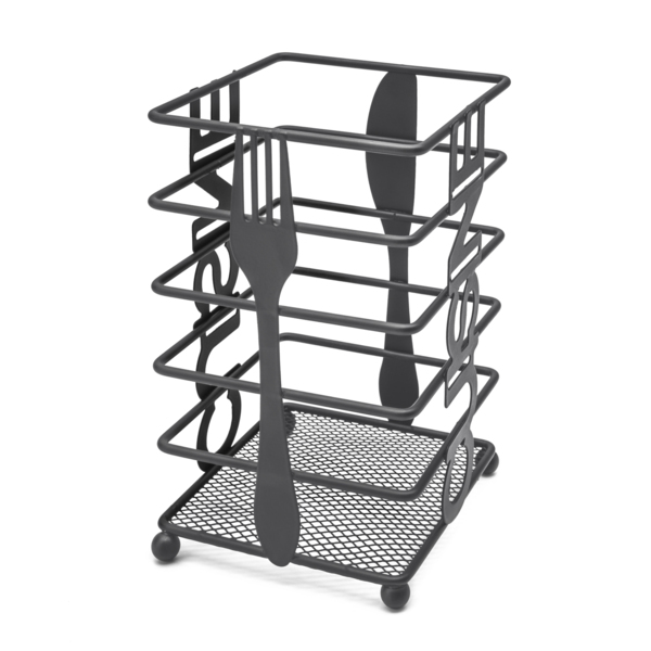 Подставка для столовых приборов mineral 10x10x16см atmosphere сталь at-k1790
