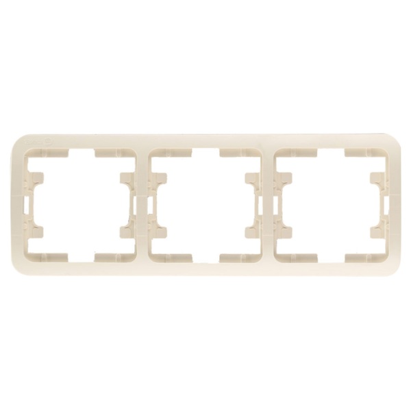 Фото Рамка (кремовая, трехместная) makel mimoza 32013