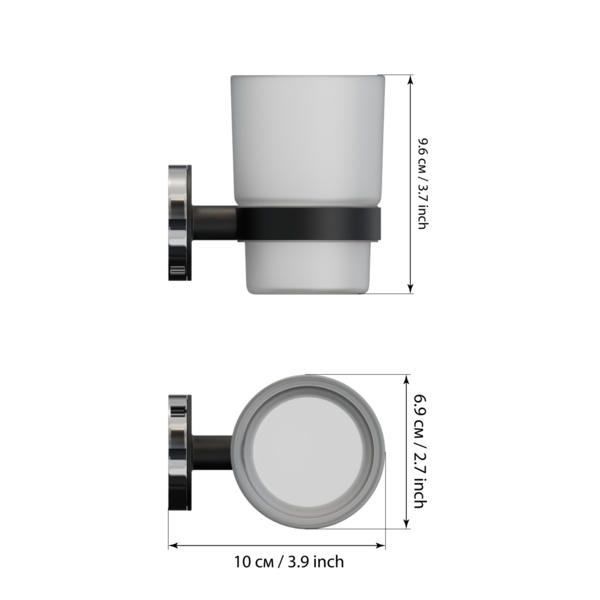Фото Стакан для зубных щеток lord fora белый for-lord044wt