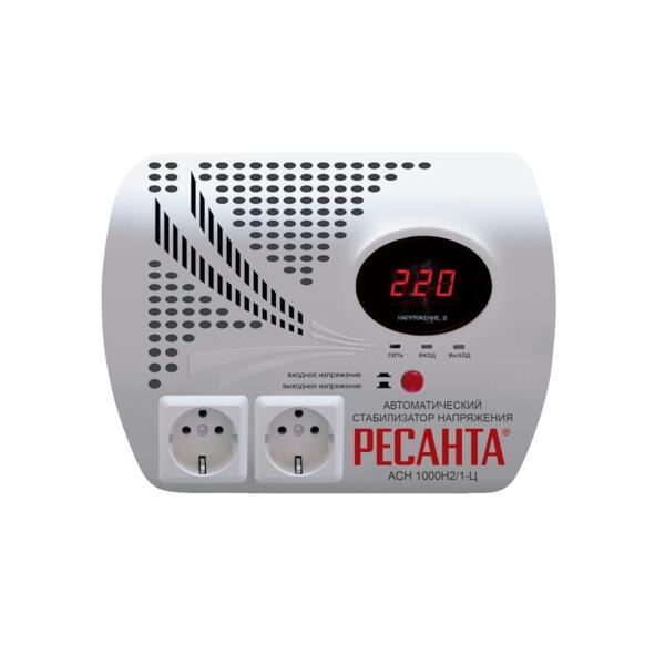 стабилизатор ресанта ach-1000/1-ц 140-260в ip20, 1квт 63/6/2