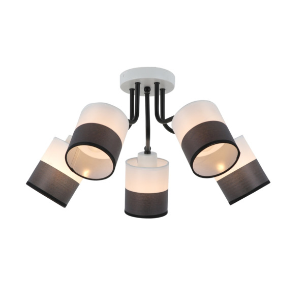 Фото Люстра подвесная freya fr5137pl-05wb е27 5*60вт ip20 белый