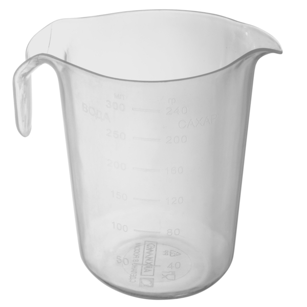 Фото Кувшин пластиковый мерный 0.33л архимед р2020