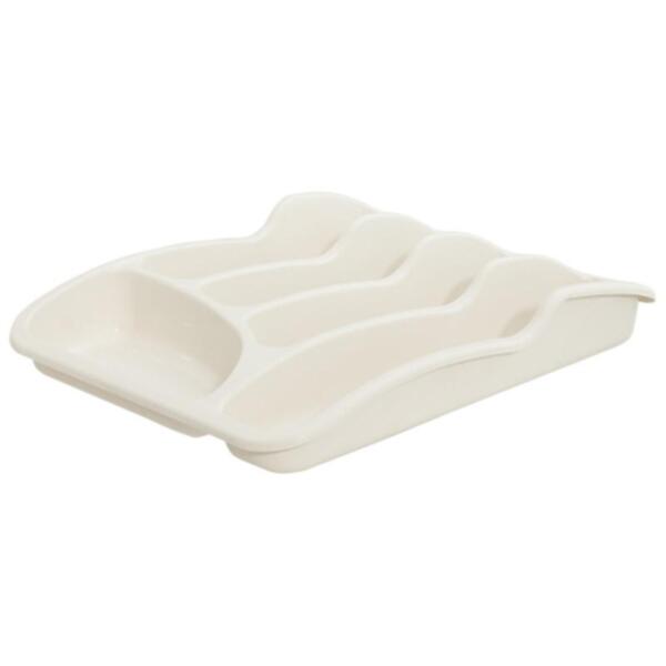 Фото Лоток для столовых приборов алеана белая роза 008720