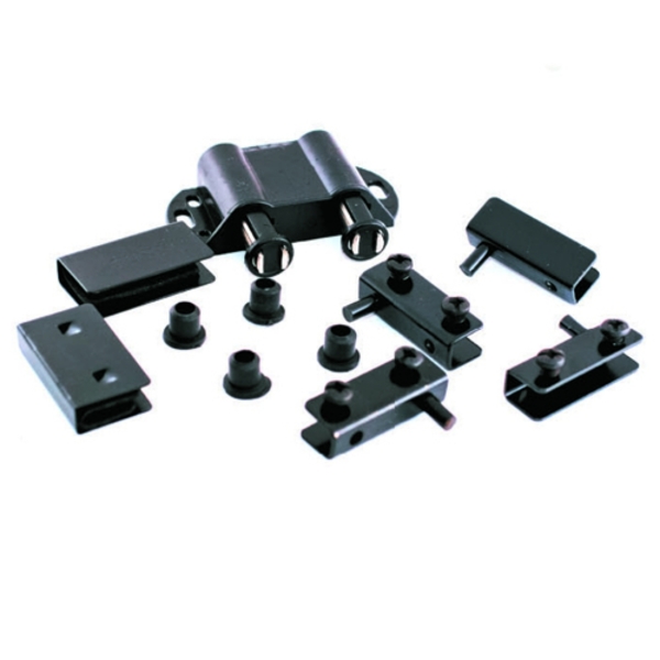 Фото Комплект для двух стеклянных дверей с лифтом, черный