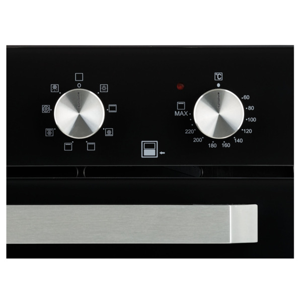 духовой шкаф электрический 60см черный krona arte 60 bl