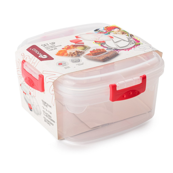 Фото Контейнер для продуктов 1100мл set up apollo пластик set-17