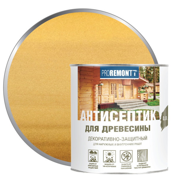 Фото Деревозащитное средство proremontt сосна 0,8л