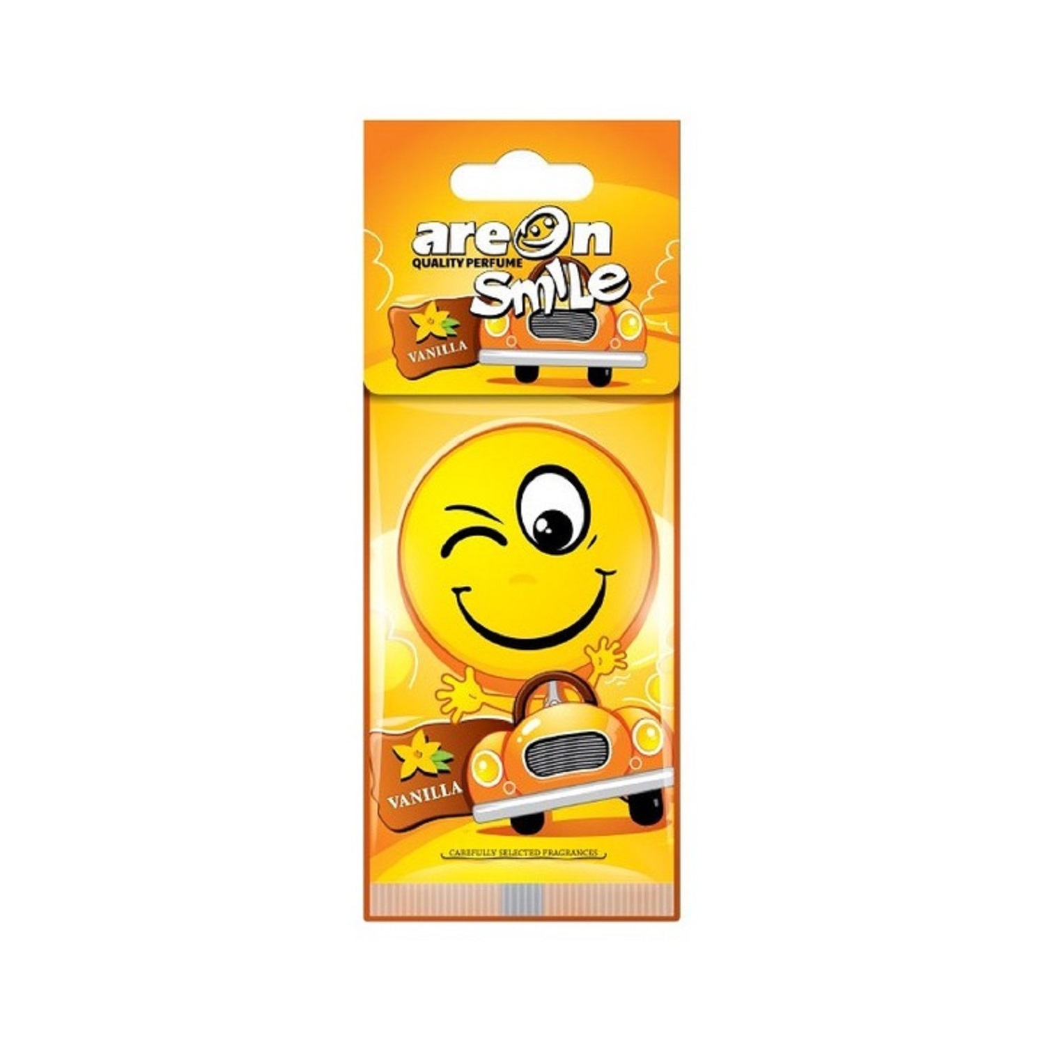 Ароматизатор бумажный AREON SMILE RING VANILLA ваниль ASD11 (704-SMR-311) (10)