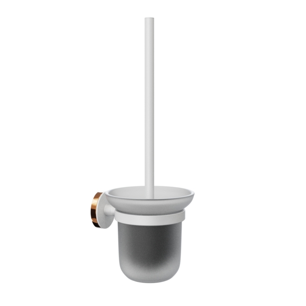 Фото Ершик настенный lord fora белый for-lord020wt