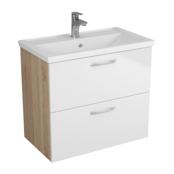 Фото Тумба под раковину uncoria вольта 70 (57008) дуб сонома