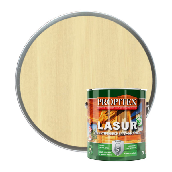 Фото propitex пропитка propitex lasur бесцветный  3л