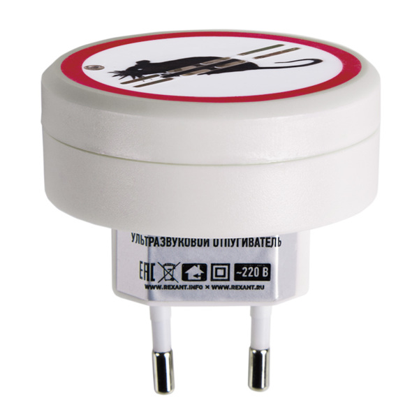 Фото Ультразвуковой отпугиватель грызунов, 220в  rexant