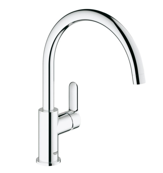 

смеситель для кухни однорычажный grohe bauedge 31367000