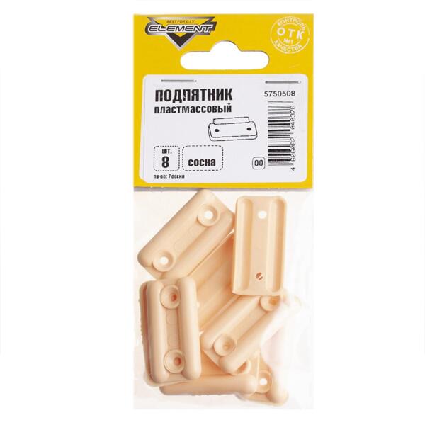 Фото Подпятник пласт., сосна, 8шт element 269110