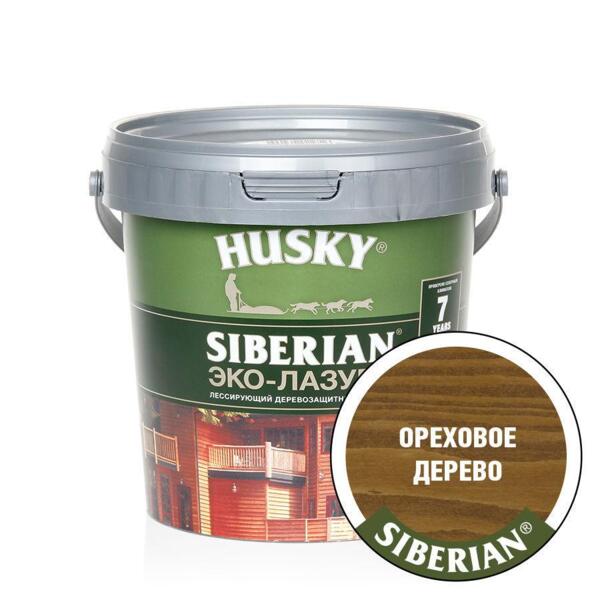 

антисептик husky siberian полуматовая ореховое дерево 0,9л.