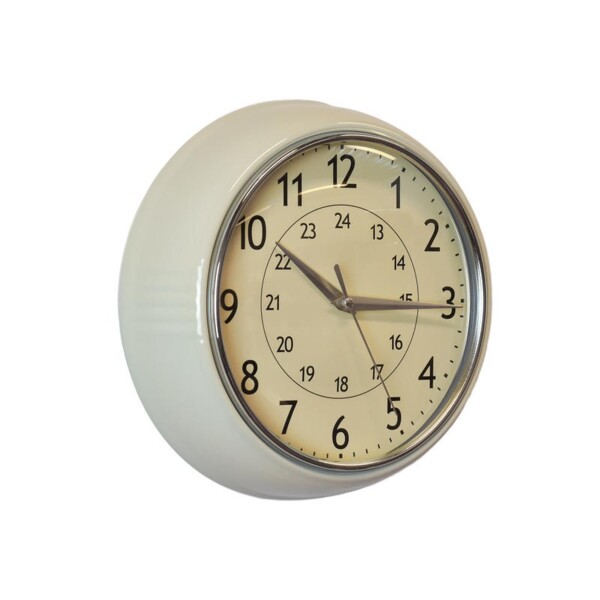 Фото Часы wall clock cr.white 24x24 797781