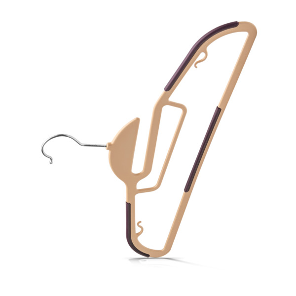 Фото Набор вешалок 3шт 42см apollo couture с перекладиной ctr-16 apollo