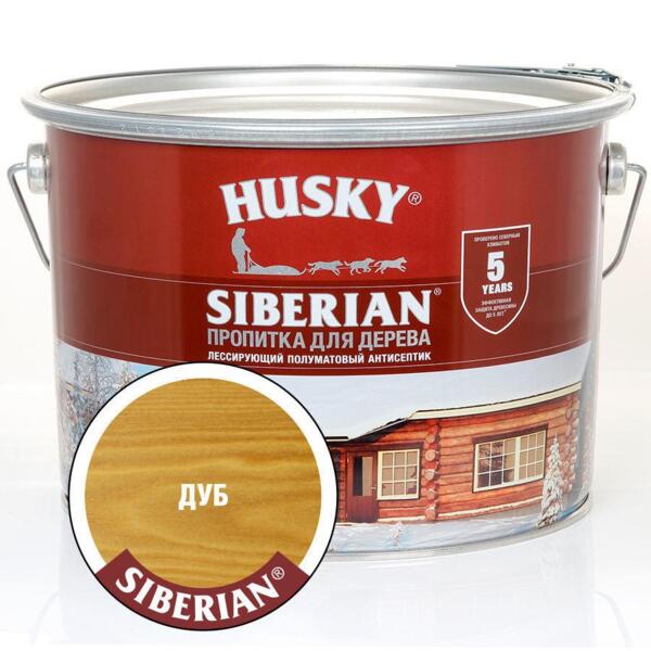 

антисептик husky siberian дуб 9л