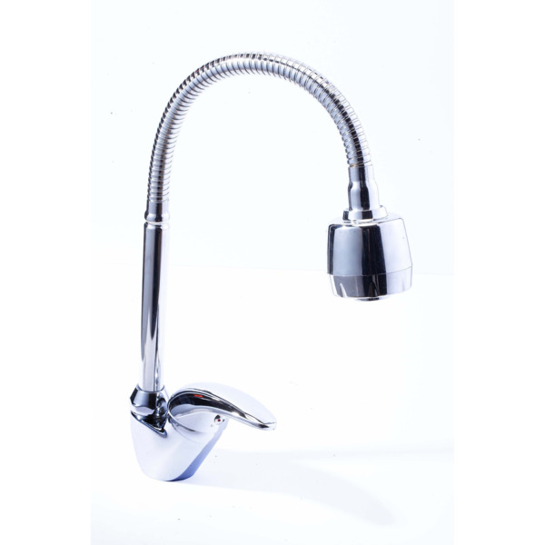 Фото Смеситель для кухни рычажный омега 4302у хром