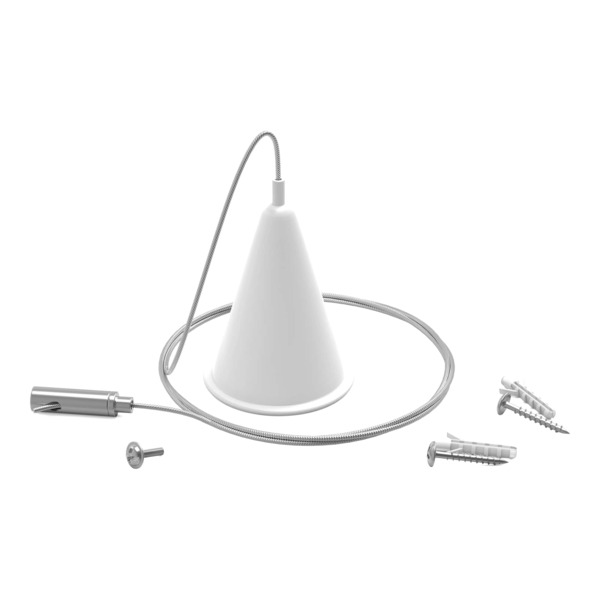 Фото Комплект подвесов gauss для трековых шинопроводов белый tr120