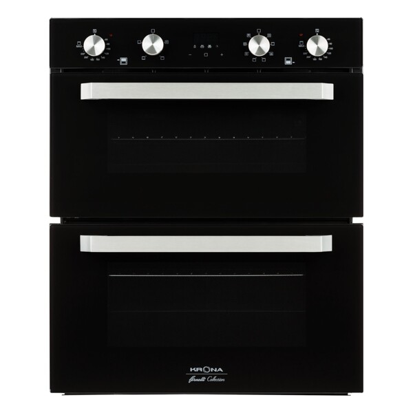 духовой шкаф электрический 60см черный krona arte 60 bl