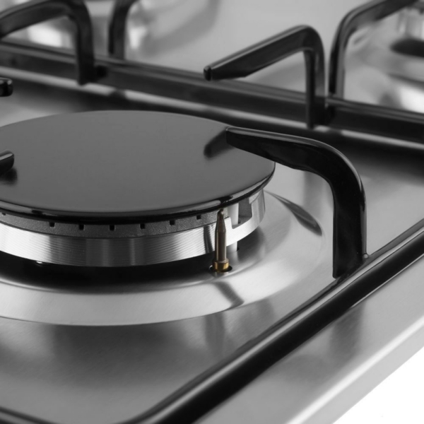 варочная поверхность встраиваемая газова 4 конфорки серая ore lga60