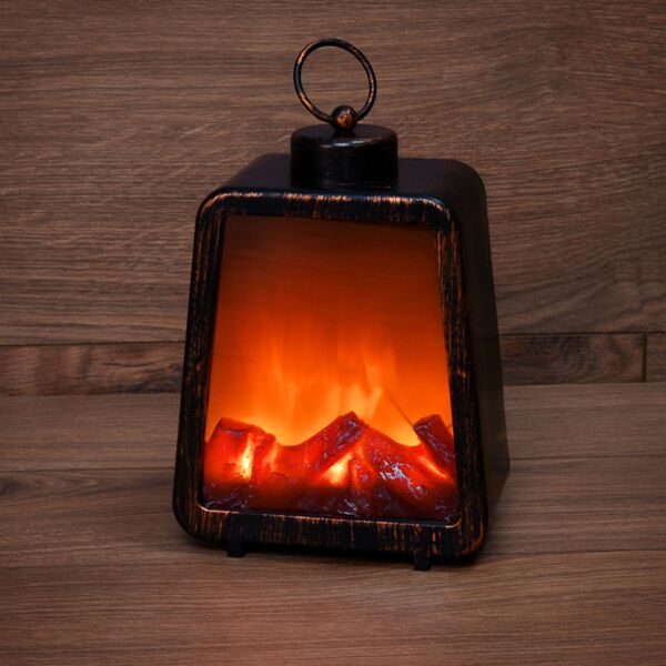 

ночник светодиодный neon-night home камин лофт с эффектом живого огня 511-034