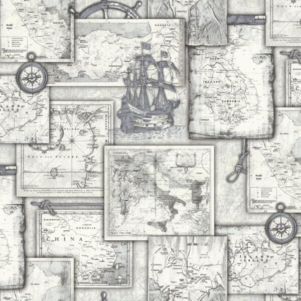 Фото Обои hc71694-41 homecolor флизелин 1,06*10,05м детские/подростковые серый